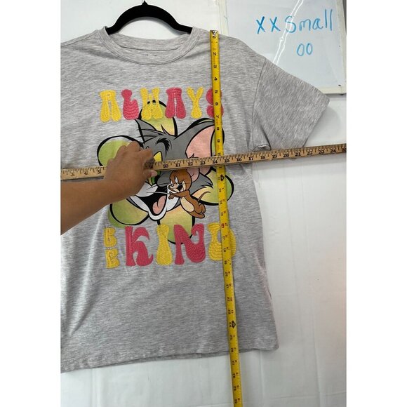 Tom & Jerry "Always Be Kind" Graphic Tee XXS - Picture 3 of 5
